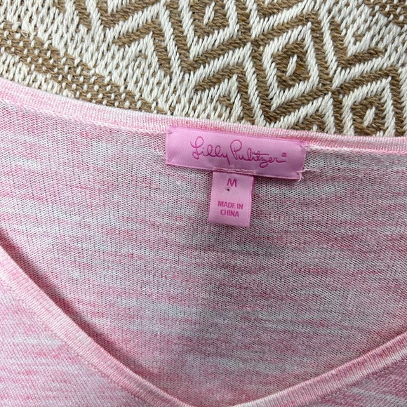 Lilly Pulitzer Fresca Sweater in Coral Reef Tint Space Dye Size Medium - Picture 2 of 10